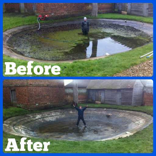 Pond cleaning and silt removal Specialists in pond and lake management